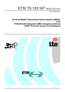 ETSI TS 123 167 (2010-01)