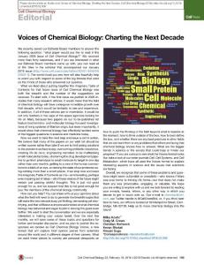 Cell-Chemical-Biology_2016_Voices-of-Chemical-Biology-Charting-the-Next-Decade