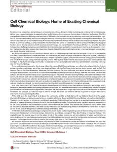 Cell-Chemical-Biology_2016_Cell-Chemical-Biology-Home-of-Exciting-Chemical-Biology