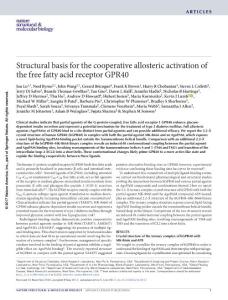 nsmb.3417-Structural basis for the cooperative allosteric activation of the free fatty acid receptor GPR40