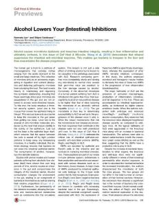 Cell-Host-Microbe_2016_Alcohol-Lowers-Your-Intestinal-Inhibitions
