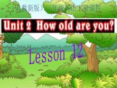 人教新版小学英语三年级下册课件LESSON12