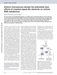 nsmb.3416-Distinct mechanisms obviate the potentially toxic effects of inverted-repeat Alu elements on cellular RNA metabolism