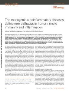 ni.3777-The monogenic autoinflammatory diseases define new pathways in human innate immunity and inflammation