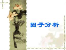 因子分析 ppt课件