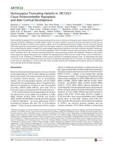 The-American-Journal-of-Human-Genetics_2017_Homozygous-Truncating-Variants-in-TBC1D23-Cause-Pontocerebellar-Hypoplasia-and-Alter-Cortical-Development