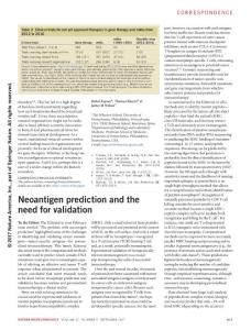 nbt.3932-Neoantigen prediction and the need for validation