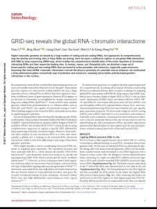 nbt.3968-GRID-seq reveals the global RNA–chromatin interactome