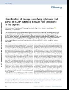ni.3847-Identification of lineage-specifying cytokines that signal all CD8+-cytotoxic-lineage-fate ´decisions´ in the thymus
