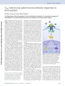 ni.3856-TFR cells trump autoimmune antibody responses to limit sedition