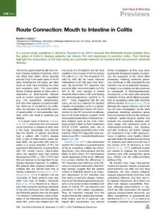 Route-Connection--Mouth-to-Intestine-in-Colitis_2017_Cell-Host---Microbe