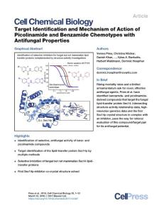 Target-Identification-and-Mechanism-of-Action-of-Picolinamid_2018_Cell-Chemi