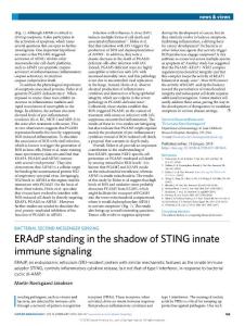 ni-2018-ERAdP standing in the shadow of STING innate immune signaling