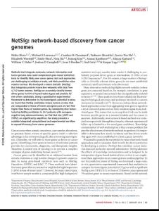 nmeth.4514-NetSig- network-based discovery from cancer genomes