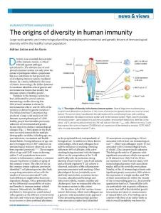 ni2018-The origins of diversity in human immunity