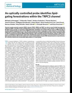 nchembio.2018-An optically controlled probe identifies lipid-gating fenestrations within the TRPC3 channel