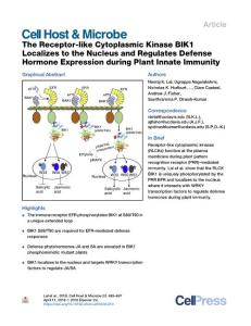 The-Receptor-like-Cytoplasmic-Kinase-BIK1-Localizes-to-the-Nuc_2018_Cell-Hos