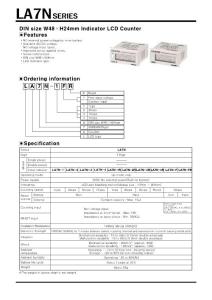 奥托尼克斯AUTONICS 超小型数字定时器LA7N