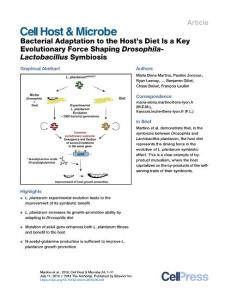 Bacterial-Adaptation-to-the-Host-s-Diet-Is-a-Key-Evolutionar_2018_Cell-Host-