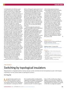 nmat.2018-Switching by topological insulators