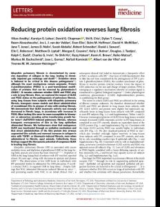 nm.2018-Reducing protein oxidation reverses lung fibrosis