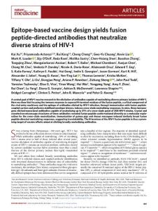 nm.2018-Epitope-based vaccine design yields fusion peptide-directed antibodies that neutralize diverse strains of HIV-1
