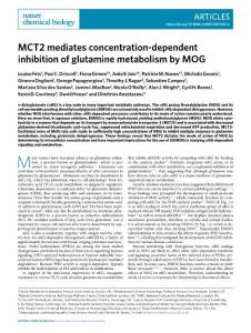 nchembio.2018-MCT2 mediates concentration-dependent inhibition of glutamine metabolism by MOG