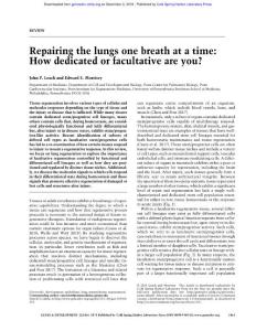 Genes Dev.-2018-Leach-1461-71-Repairing the lungs one breath at a time How dedicated or facultative are you?