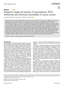 cr.2018-Integrative single-cell analysis of transcriptome, DNA methylome and chromatin accessibility in mouse oocytes