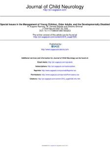 Special Issues in the Management of Young Children, Older Adults, and the Developmentally Disabled