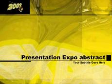 【商业管理-PPT模板素材】Presentation Expo abstract