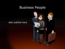 【商业管理-PPT模板素材】Business People