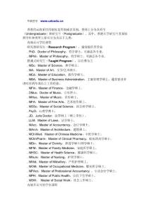 香港大学研究生分类