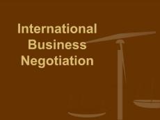 international business negotiation IBN 1