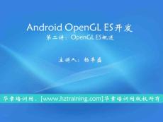 android 3d 游戏 开发 基础 第2集-OpenGL ES概述