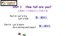 部编人教版PEP小学六年级下册英语（三年级起点）Unit 1 Part A 共2课时课件55