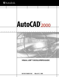 AutoCAD  Visual LISP Developer´s Guide
