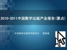 2010-2011中国数字出版产业报告