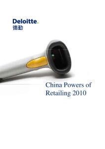 dtt_china powers of retailing 2010