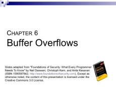 6 - Buffer Overflows