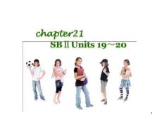 2012学海导航高中英语一轮总复习  Chapter 21 SB II Units19-20