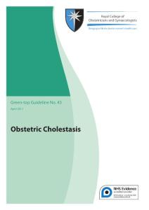 obstetric cholestasis