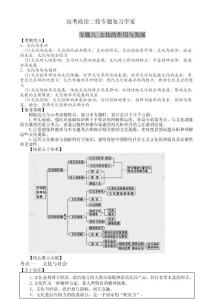 高考政治二轮专题复习学案（8）