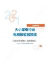 家电家居大小家电行业电视接收器领域分析报告（研究报告）