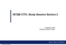 ISTQB：Section+2+Answers+&+Presentation