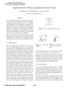Improved Screw Theory using Second Order Terms_2002