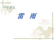雷雨 PPT课件