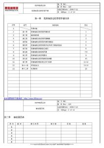 HSPM危害物质过程管理手册