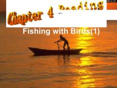 九年级英语Fishing with birds课件