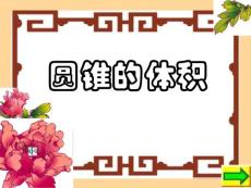 新课标人教版六年级下册新光小学ZY圆锥的体积